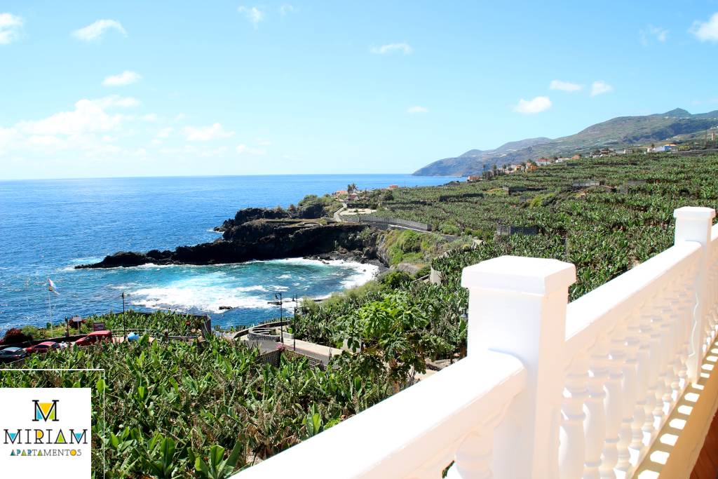 Terraza con vistas al mar · Apartamentos Míriam · La Palma · Islas Canarias